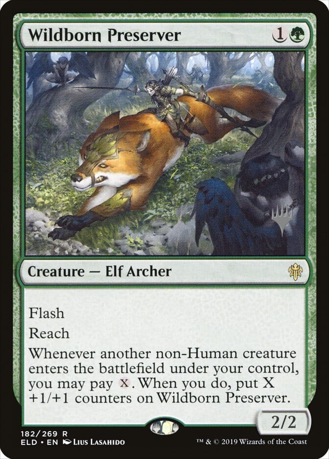 Wildborn Preserver (Promo Pack) [Throne of Eldraine Promos] MTG Single Magic: The Gathering  | Multizone: Comics And Games