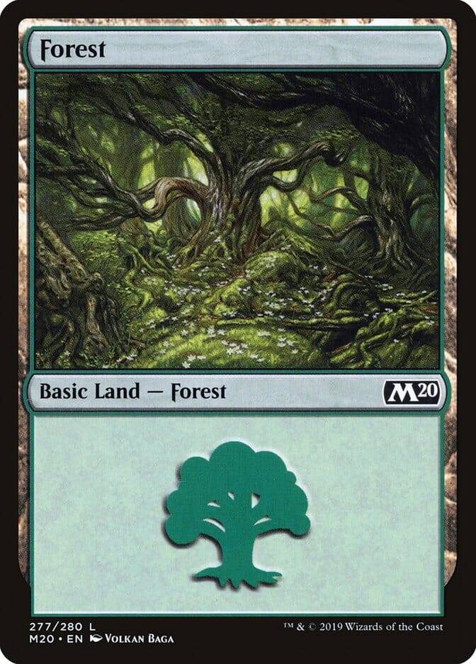 Forest (#277) [Core Set 2020] MTG Single Magic: The Gathering  | Multizone: Comics And Games