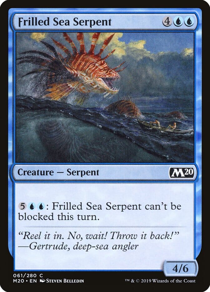 Frilled Sea Serpent [Core Set 2020] MTG Single Magic: The Gathering  | Multizone: Comics And Games