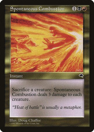 Spontaneous Combustion [Tempest] MTG Single Magic: The Gathering  | Multizone: Comics And Games