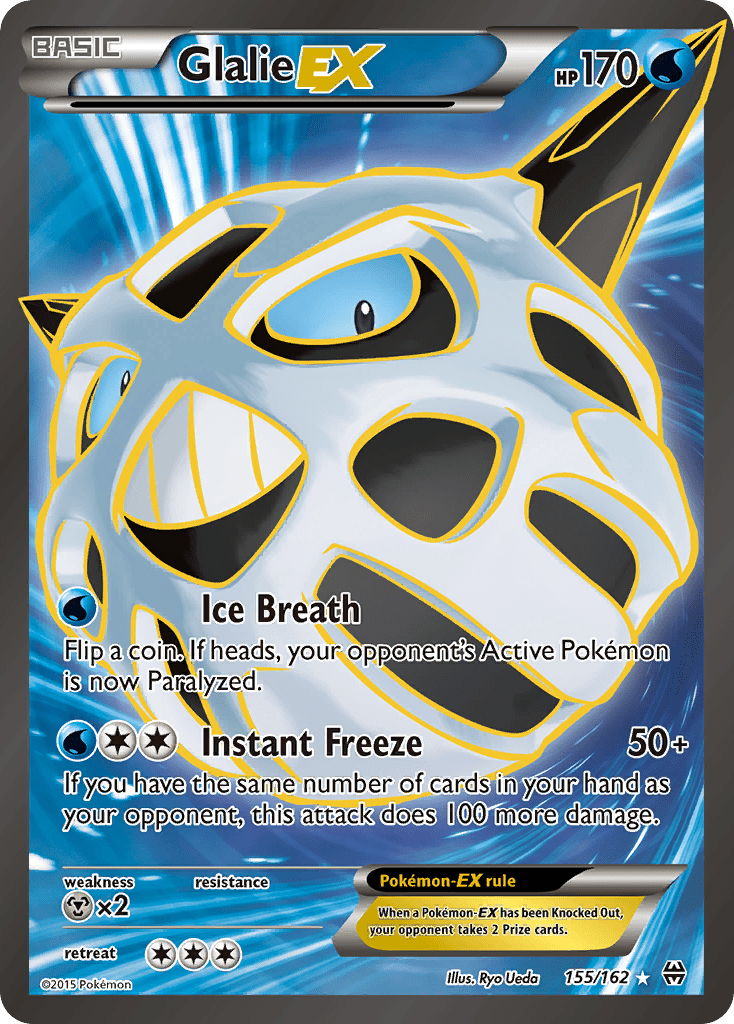 Glalie EX (155/162) [XY: BREAKthrough] Pokemon Single Pokémon  | Multizone: Comics And Games