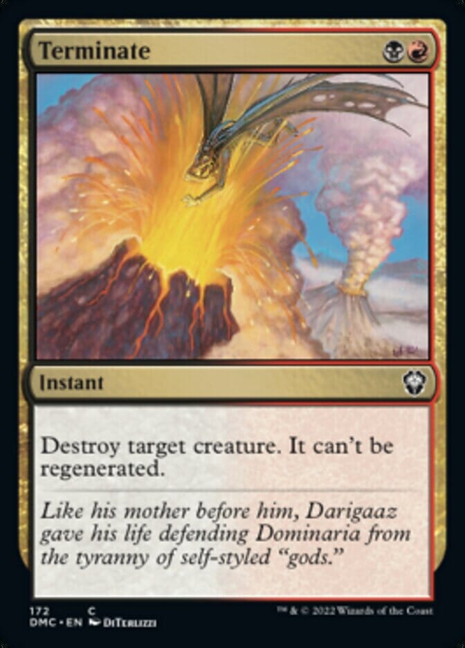 Terminate [Dominaria United Commander] MTG Single Magic: The Gathering  | Multizone: Comics And Games