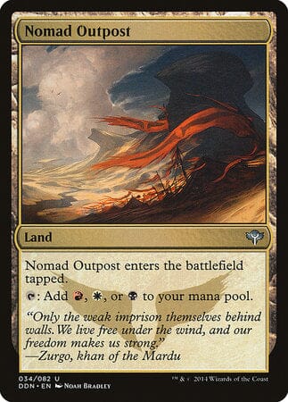 Nomad Outpost [Duel Decks: Speed vs. Cunning] MTG Single Magic: The Gathering  | Multizone: Comics And Games