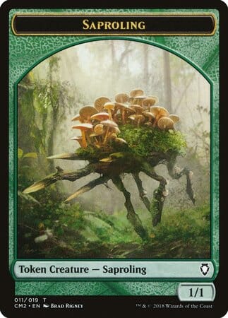 Saproling Token [Commander Anthology Volume II Tokens] MTG Single Magic: The Gathering  | Multizone: Comics And Games