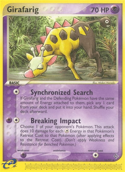 Girafarig (16/97) [EX: Dragon] Pokemon Single Pokémon  | Multizone: Comics And Games