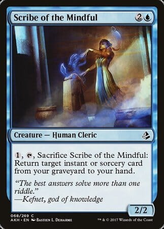 Scribe of the Mindful [Amonkhet] MTG Single Magic: The Gathering  | Multizone: Comics And Games