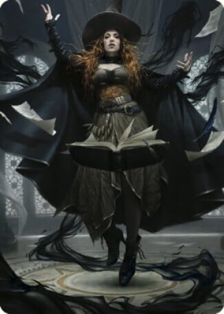 Tasha, the Witch Queen Art Card (41) [Commander Legends: Battle for Baldur's Gate Art Series] MTG Single Magic: The Gathering  | Multizone: Comics And Games