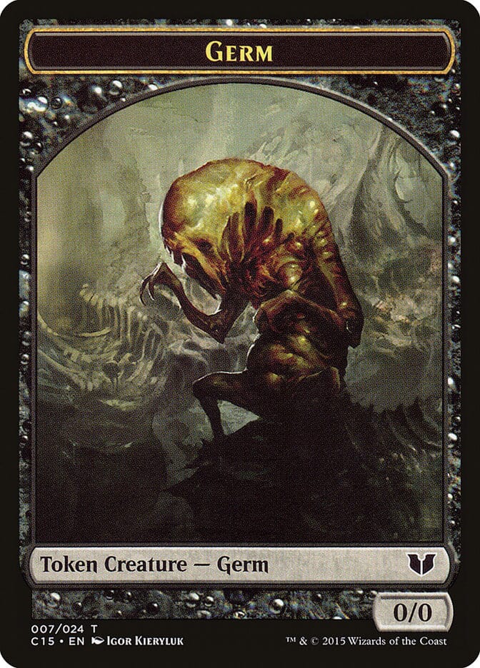 Germ // Zombie Double-Sided Token [Commander 2015 Tokens] MTG Single Magic: The Gathering  | Multizone: Comics And Games