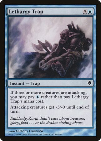 Lethargy Trap [Zendikar] MTG Single Magic: The Gathering  | Multizone: Comics And Games