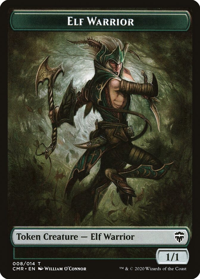 Elf Warrior // Thrull Token [Commander Legends Tokens] MTG Single Magic: The Gathering  | Multizone: Comics And Games