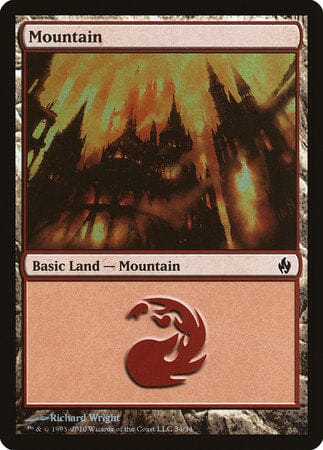 Mountain (34) [Premium Deck Series: Fire and Lightning] MTG Single Magic: The Gathering  | Multizone: Comics And Games