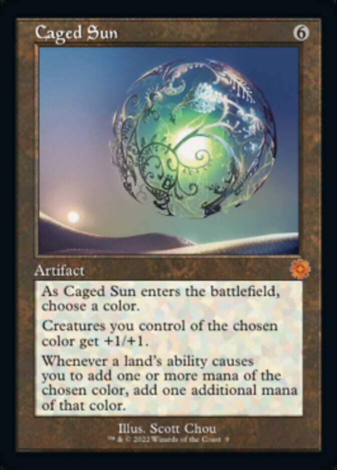 Caged Sun (Retro) [The Brothers' War Retro Artifacts] MTG Single Magic: The Gathering  | Multizone: Comics And Games