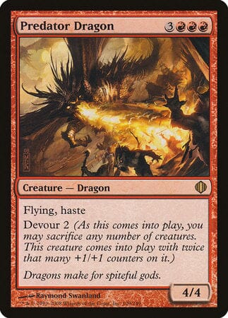 Predator Dragon [Shards of Alara] MTG Single Magic: The Gathering  | Multizone: Comics And Games