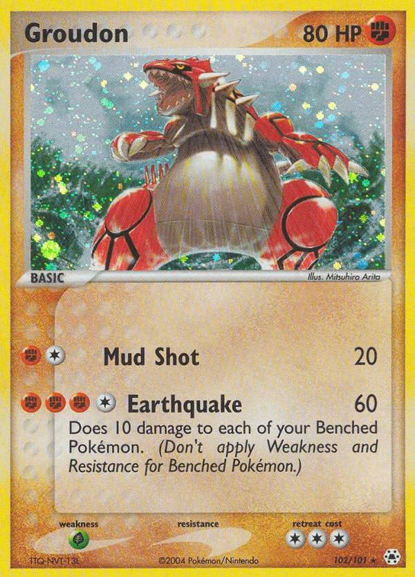 Groudon (102/101) [EX: Hidden Legends] Pokemon Single Pokémon  | Multizone: Comics And Games