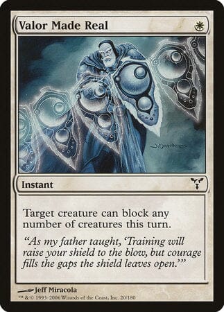 Valor Made Real [Dissension] MTG Single Magic: The Gathering  | Multizone: Comics And Games