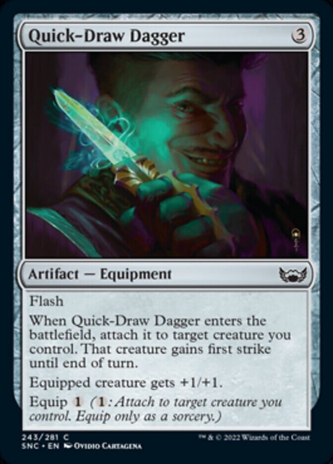 Quick-Draw Dagger [Streets of New Capenna] MTG Single Magic: The Gathering  | Multizone: Comics And Games