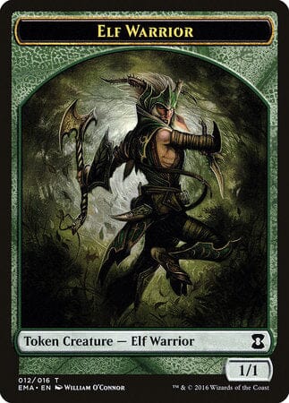 Elf Warrior Token [Eternal Masters Tokens] MTG Single Magic: The Gathering  | Multizone: Comics And Games