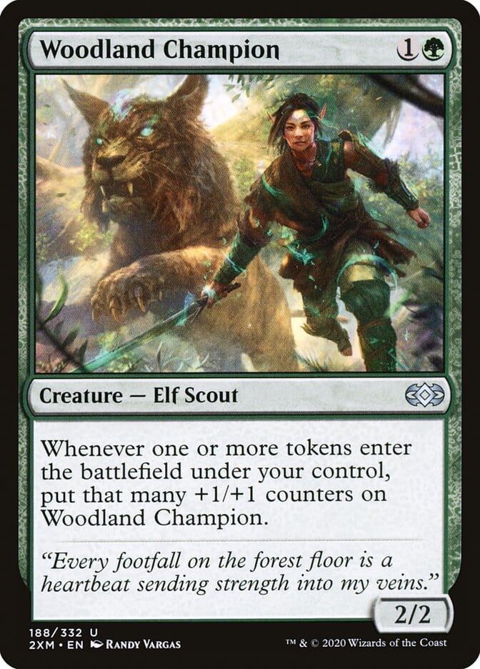 Woodland Champion [Double Masters] MTG Single Magic: The Gathering  | Multizone: Comics And Games