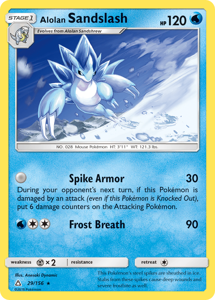 Alolan Sandslash (29/156) [Sun & Moon: Ultra Prism] Pokemon Single Pokémon  | Multizone: Comics And Games