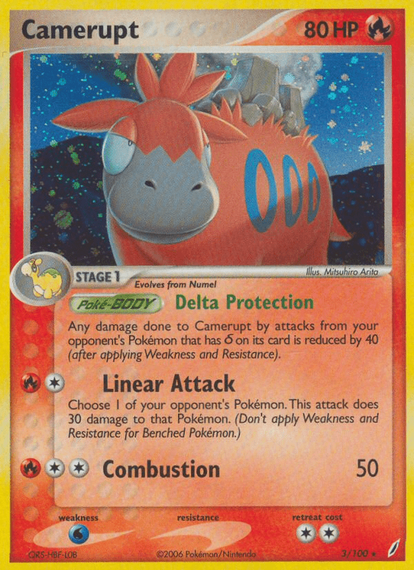 Camerupt (3/100) [EX: Crystal Guardians] Pokemon Single Pokémon  | Multizone: Comics And Games