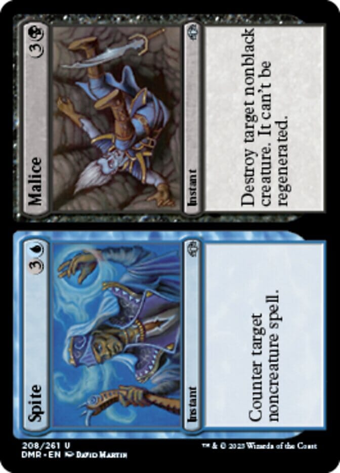 Spite // Malice [Dominaria Remastered] MTG Single Magic: The Gathering  | Multizone: Comics And Games