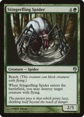 Stingerfling Spider [Duel Decks: Izzet vs. Golgari] MTG Single Magic: The Gathering  | Multizone: Comics And Games