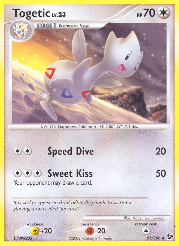 Togetic (55/106) [Diamond & Pearl: Great Encounters] Pokemon Single Pokémon  | Multizone: Comics And Games
