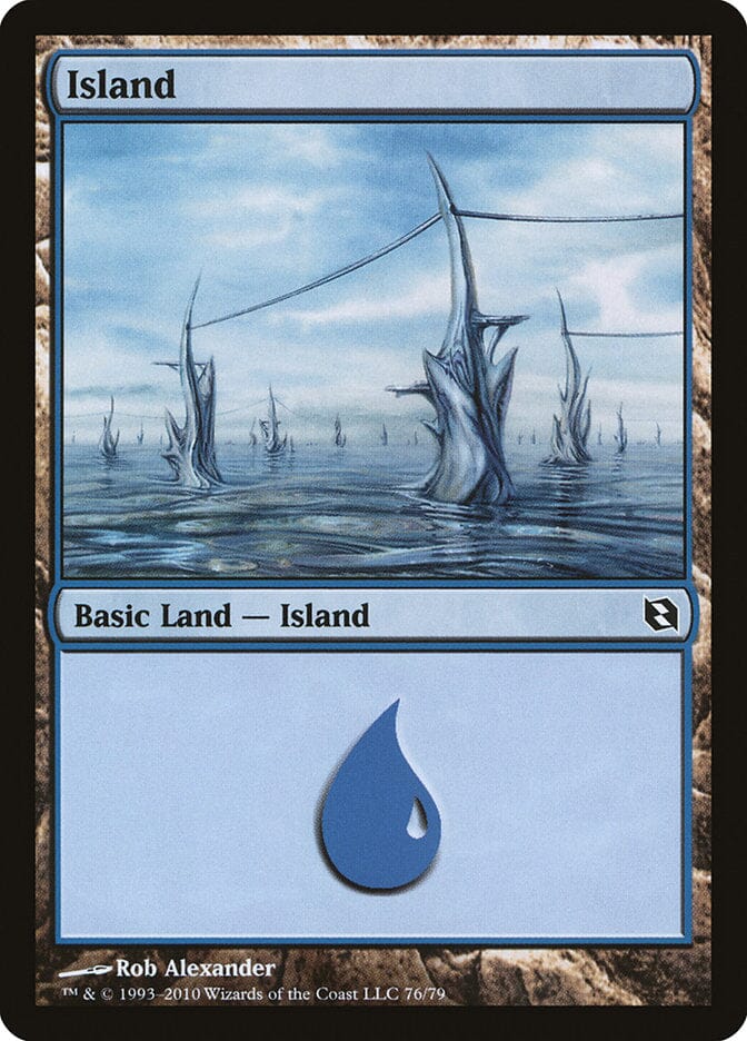 Island (76) [Duel Decks: Elspeth vs. Tezzeret] MTG Single Magic: The Gathering  | Multizone: Comics And Games