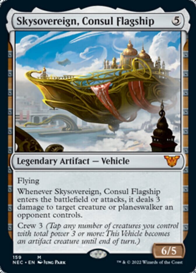 Skysovereign, Consul Flagship [Kamigawa: Neon Dynasty Commander] MTG Single Magic: The Gathering  | Multizone: Comics And Games