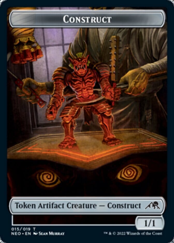 Spirit (002) // Construct (015) Double-sided Token [Kamigawa: Neon Dynasty Tokens] MTG Single Magic: The Gathering  | Multizone: Comics And Games