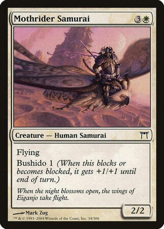 Mothrider Samurai [Champions of Kamigawa] MTG Single Magic: The Gathering  | Multizone: Comics And Games