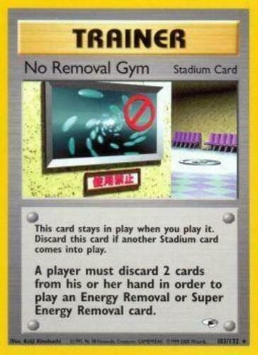 No Removal Gym (103/132) [Gym Heroes Unlimited] Pokemon Single Pokémon  | Multizone: Comics And Games
