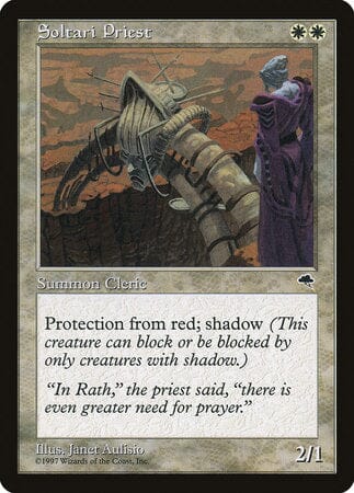 Soltari Priest [Tempest] MTG Single Magic: The Gathering  | Multizone: Comics And Games
