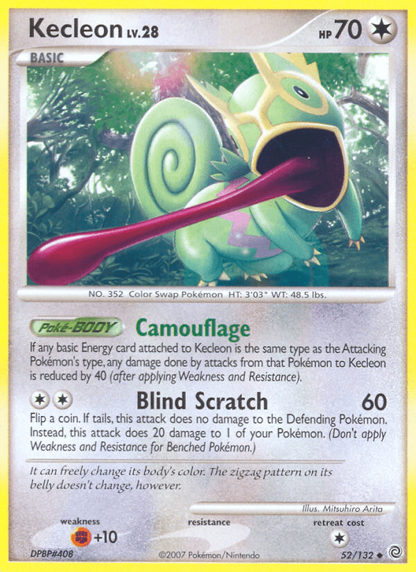 Kecleon (52/132) [Diamond & Pearl: Secret Wonders] Pokemon Single Pokémon  | Multizone: Comics And Games