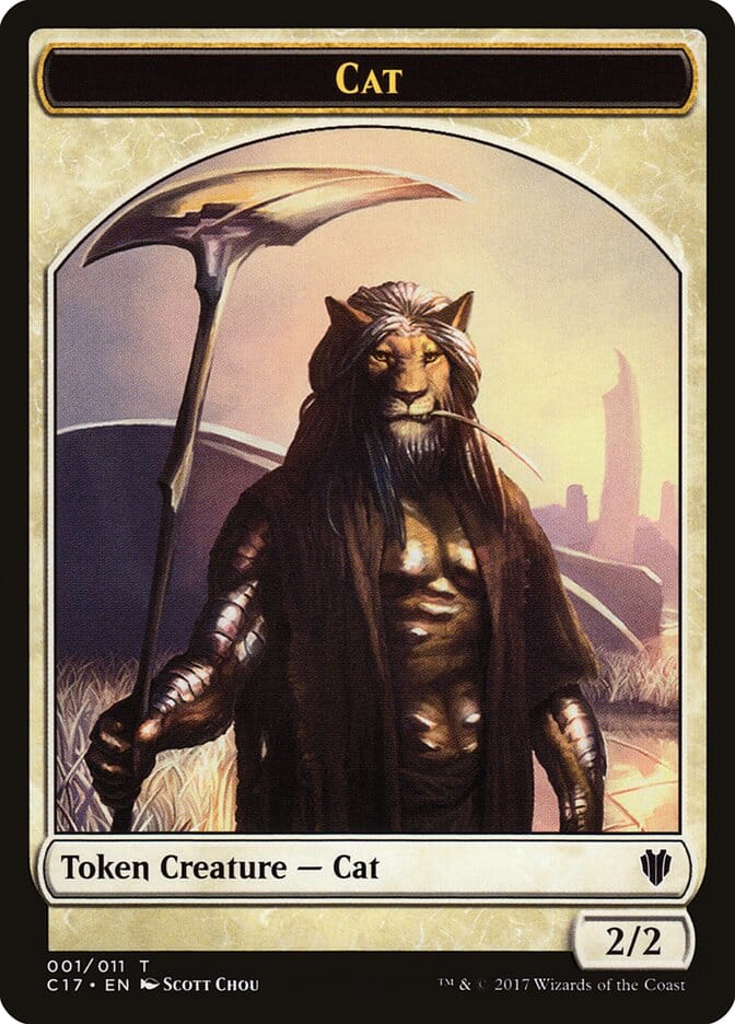Cat Token [Commander 2017 Tokens] MTG Single Magic: The Gathering  | Multizone: Comics And Games