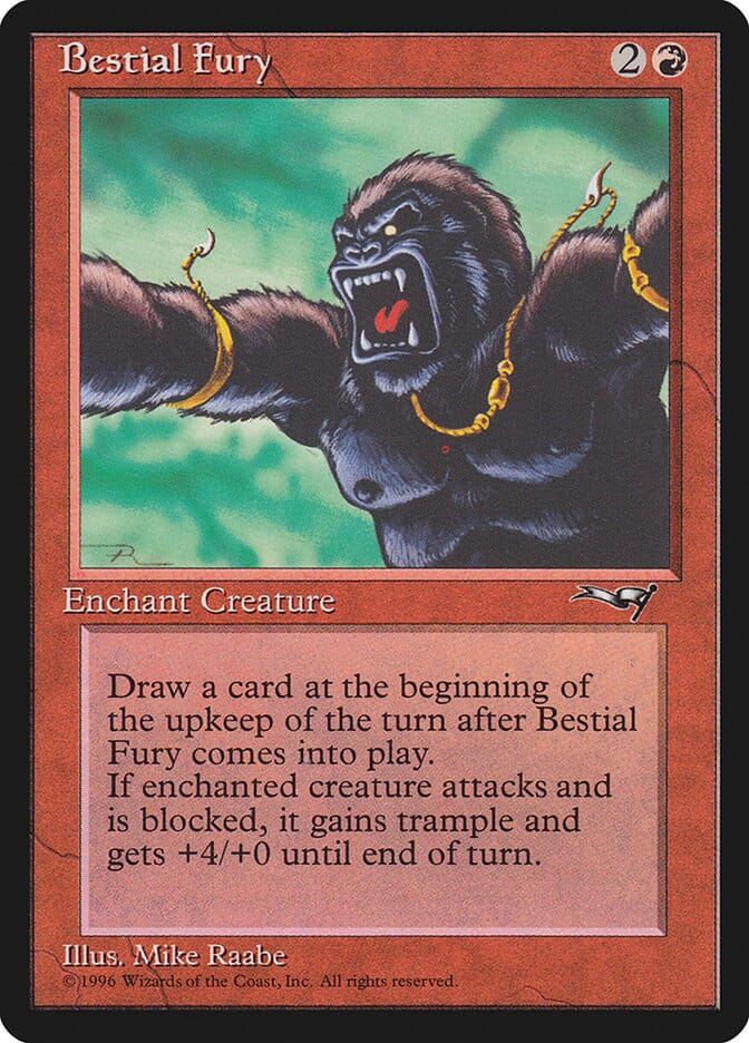 Bestial Fury (Looking Left) [Alliances] MTG Single Magic: The Gathering  | Multizone: Comics And Games
