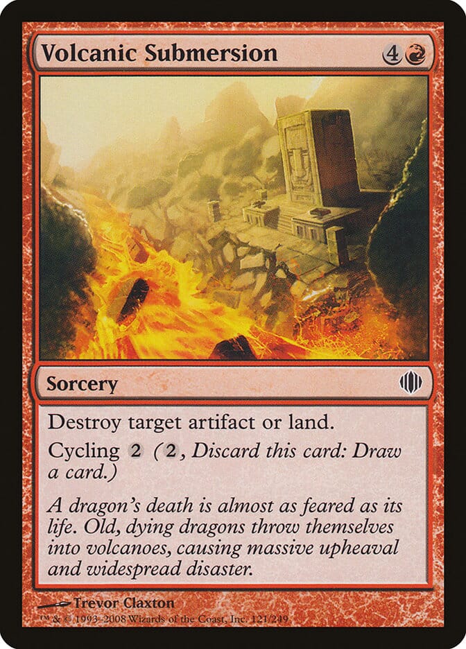 Volcanic Submersion [Shards of Alara] MTG Single Magic: The Gathering  | Multizone: Comics And Games