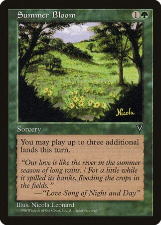 Summer Bloom [Visions] MTG Single Magic: The Gathering  | Multizone: Comics And Games