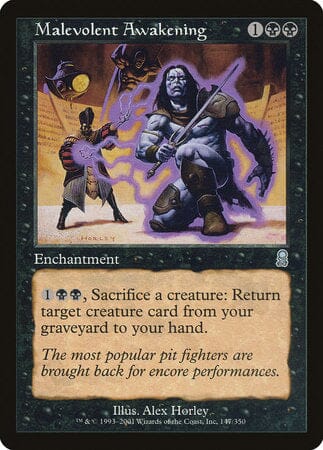 Malevolent Awakening [Odyssey] MTG Single Magic: The Gathering  | Multizone: Comics And Games