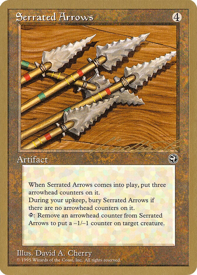 Serrated Arrows (Leon Lindback) [Pro Tour Collector Set] MTG Single Magic: The Gathering  | Multizone: Comics And Games