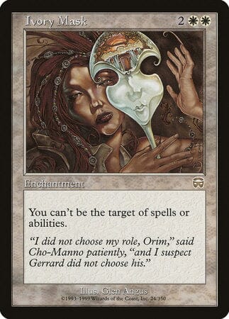 Ivory Mask [Mercadian Masques] MTG Single Magic: The Gathering  | Multizone: Comics And Games