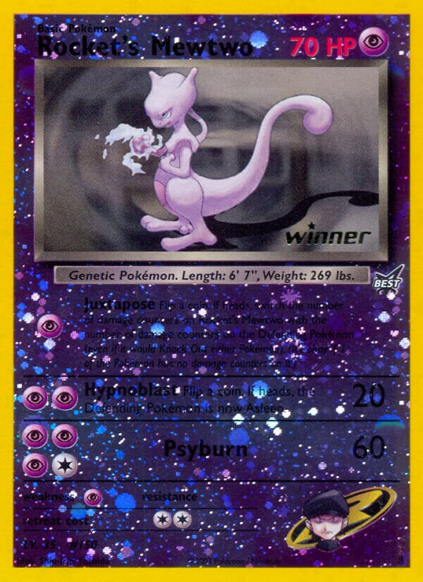 Rocket's Mewtwo (8) [Best of Promos] Pokemon Single Pokémon  | Multizone: Comics And Games