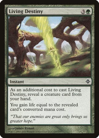 Living Destiny [Rise of the Eldrazi] MTG Single Magic: The Gathering  | Multizone: Comics And Games