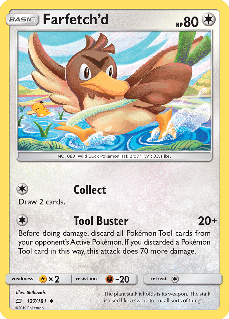 Farfetch'd (127/181) [Sun & Moon: Team Up] Pokemon Single Pokémon  | Multizone: Comics And Games
