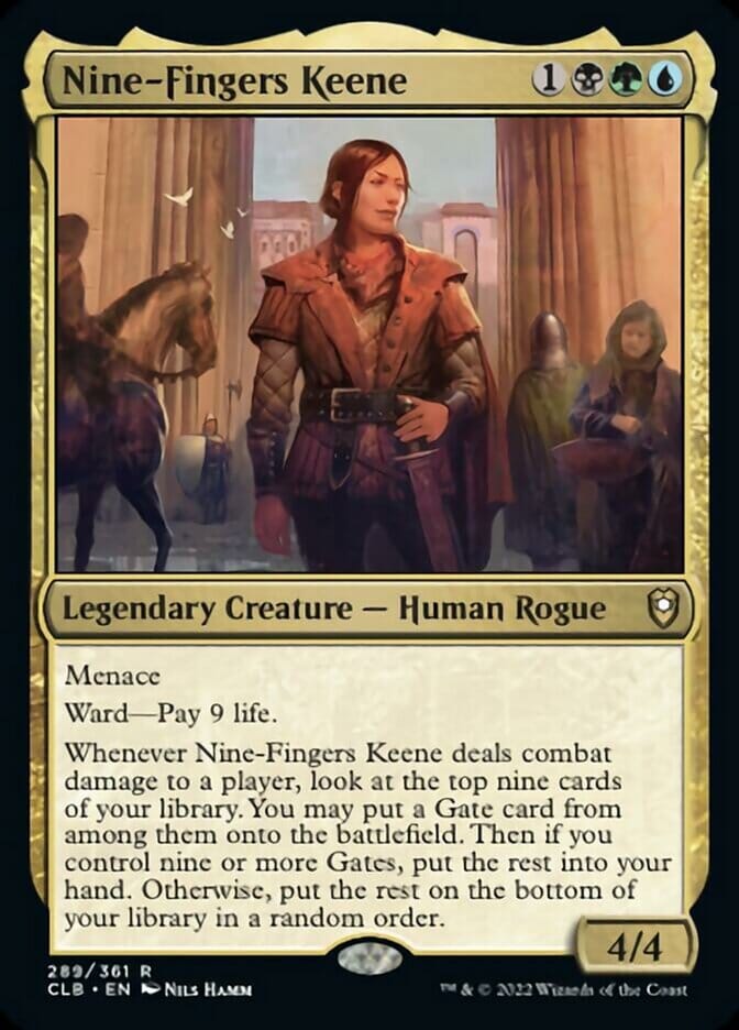 Nine-Fingers Keene [Commander Legends: Battle for Baldur's Gate] MTG Single Magic: The Gathering  | Multizone: Comics And Games