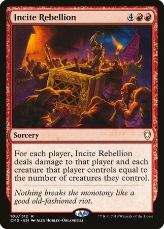 Incite Rebellion [Commander Anthology Volume II] MTG Single Magic: The Gathering  | Multizone: Comics And Games