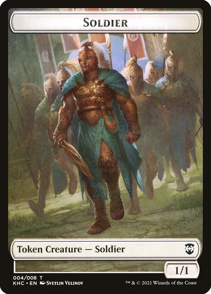 Bird (001) // Soldier Double-sided Token [Kaldheim Commander Tokens] MTG Single Magic: The Gathering  | Multizone: Comics And Games