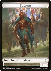 Bird (001) // Soldier Double-sided Token [Kaldheim Commander Tokens] MTG Single Magic: The Gathering  | Multizone: Comics And Games