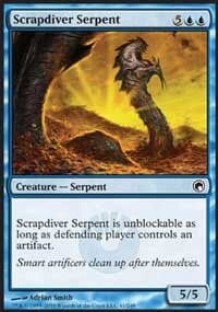 Scrapdiver Serpent [Scars of Mirrodin] MTG Single Magic: The Gathering  | Multizone: Comics And Games