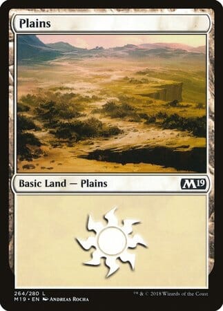 Plains (264) [Core Set 2019] MTG Single Magic: The Gathering  | Multizone: Comics And Games